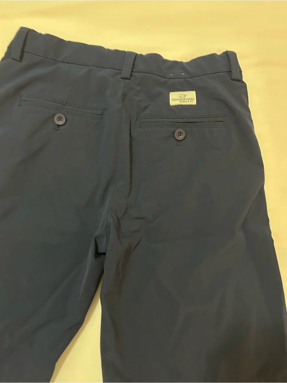Vineyard Vines youth Navy Flat Front Performance Shorts
